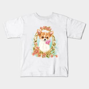 Cihuahua watercolor Kids T-Shirt